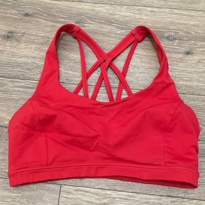 Lululemon Free To Be Serene Bra Dark Red